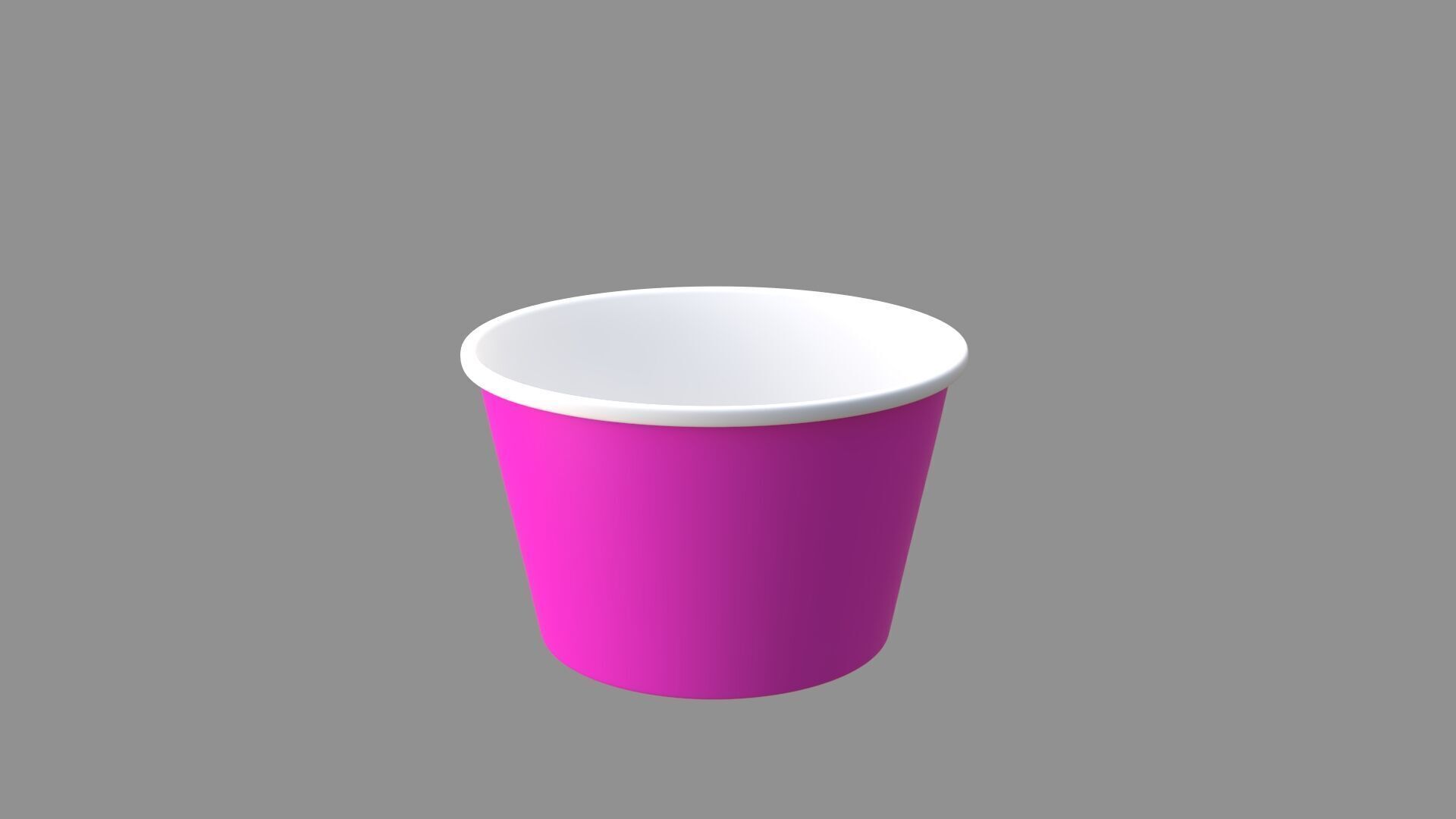 ice cream paper cup collection of 9 3D model_13