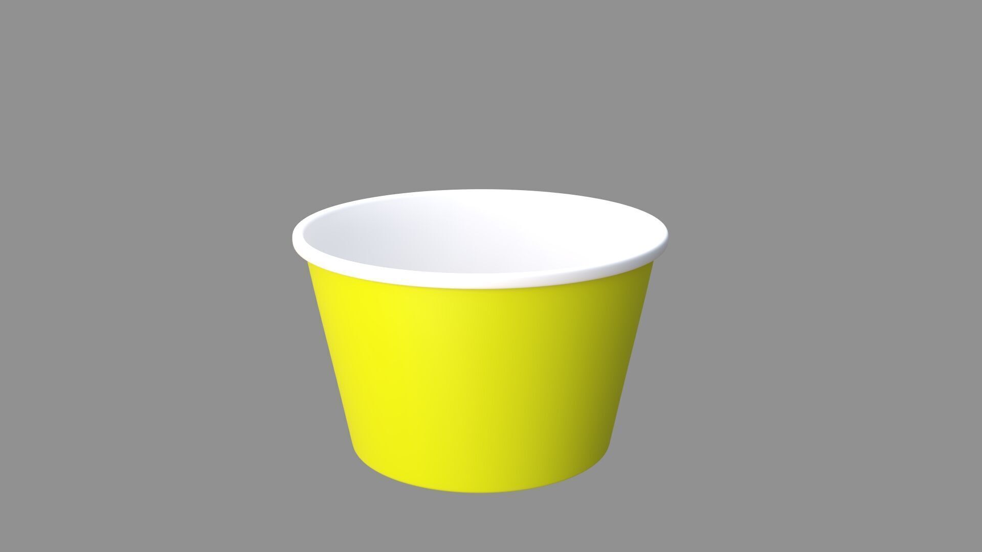 ice cream paper cup collection of 9 3D model_28