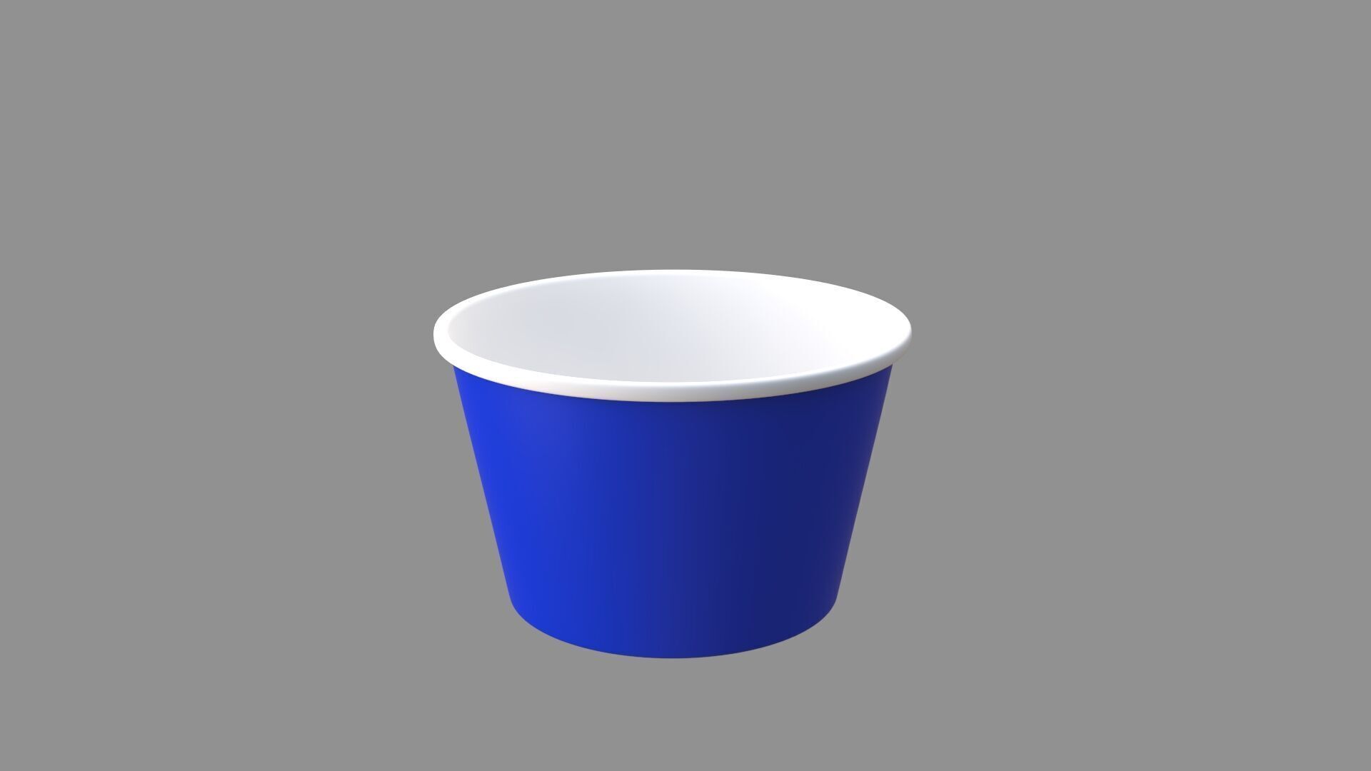 ice cream paper cup collection of 9 3D model_6