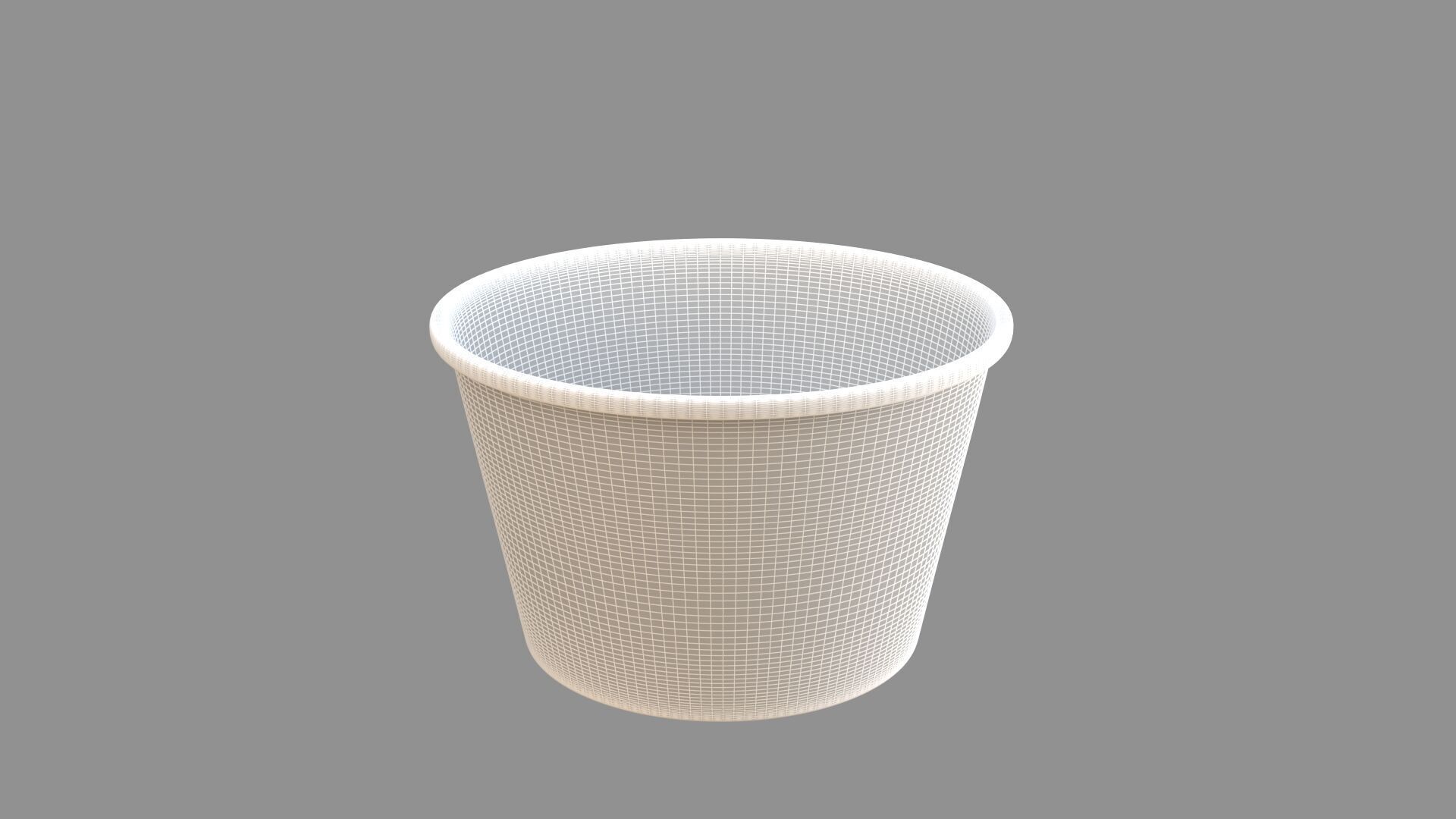 ice cream paper cup collection of 9 3D model_23