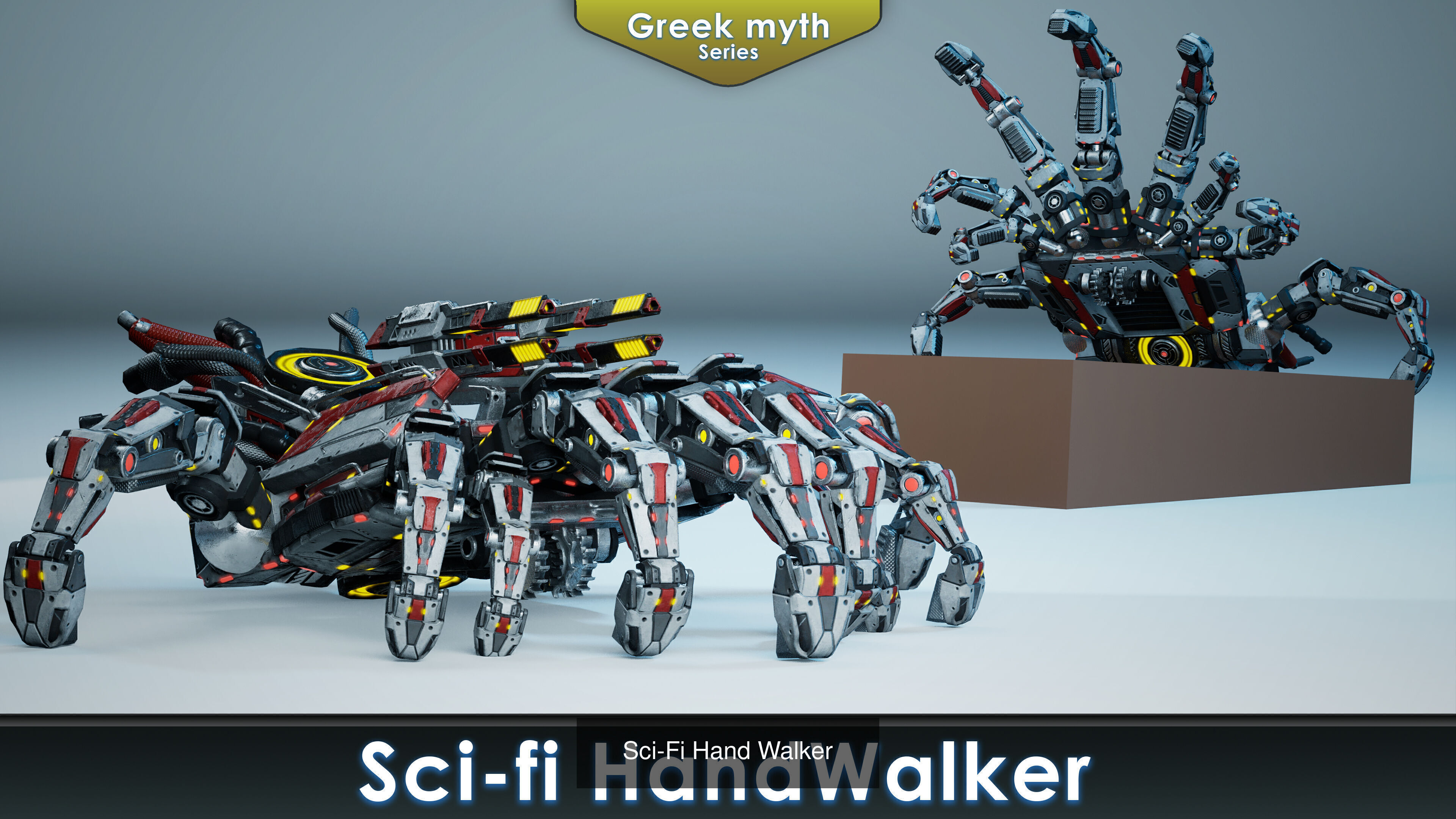 Sci-Fi Myth Boss pack 3D Model Collection_15