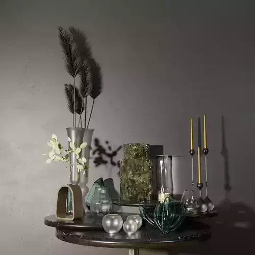 Archviz Decor Set 2 Basic Scene and Lighting