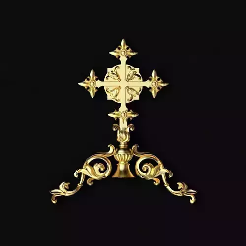 Central decor ornament for furniture