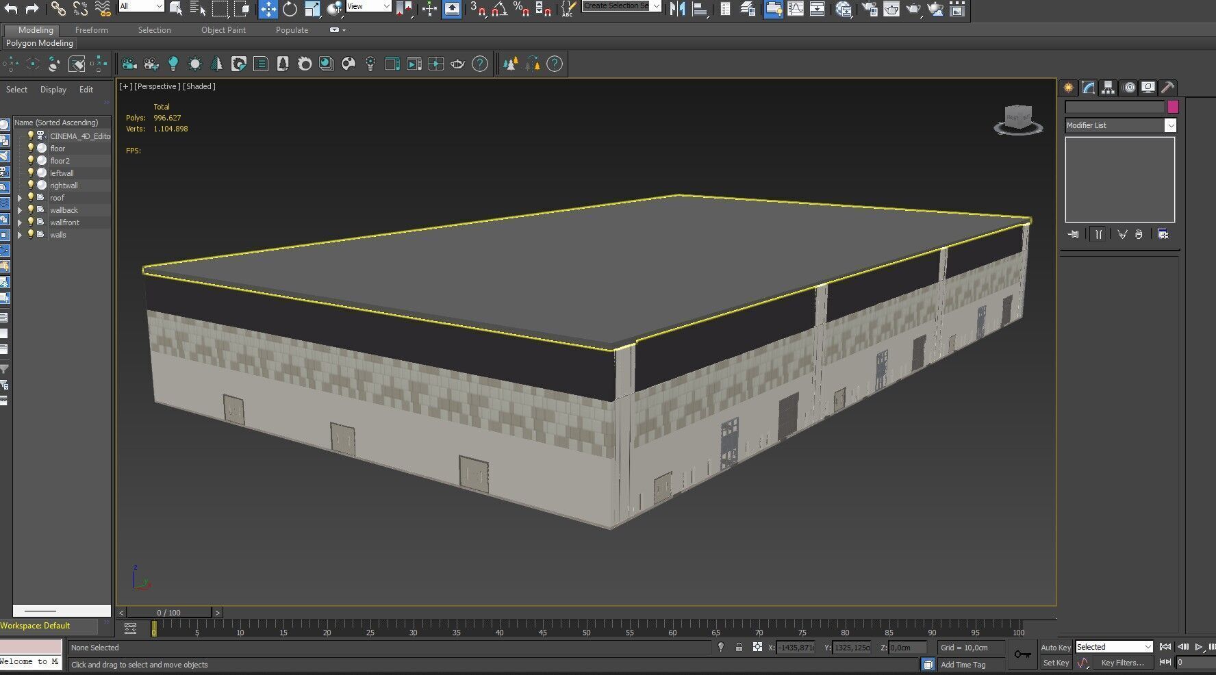 Convention And Exhibition Center 4 3D model_23