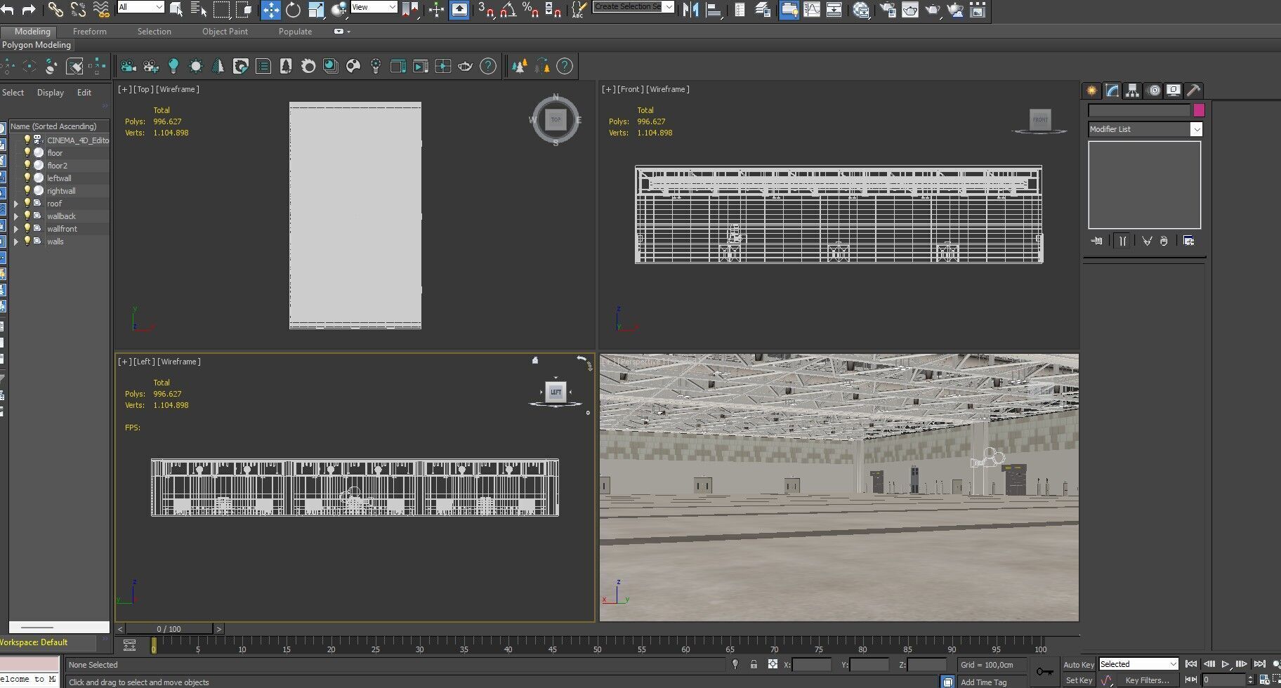 Convention And Exhibition Center 4 3D model_24