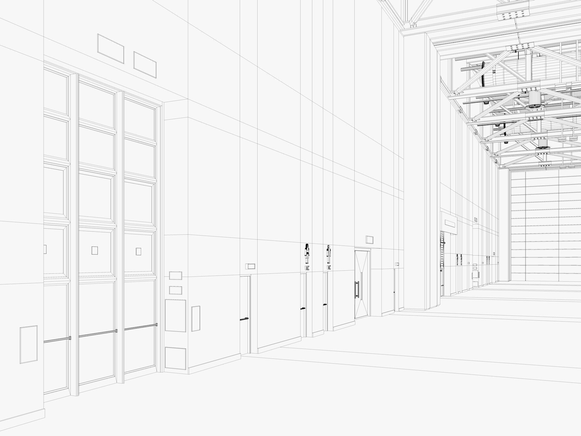 Convention And Exhibition Center 4 3D model_20