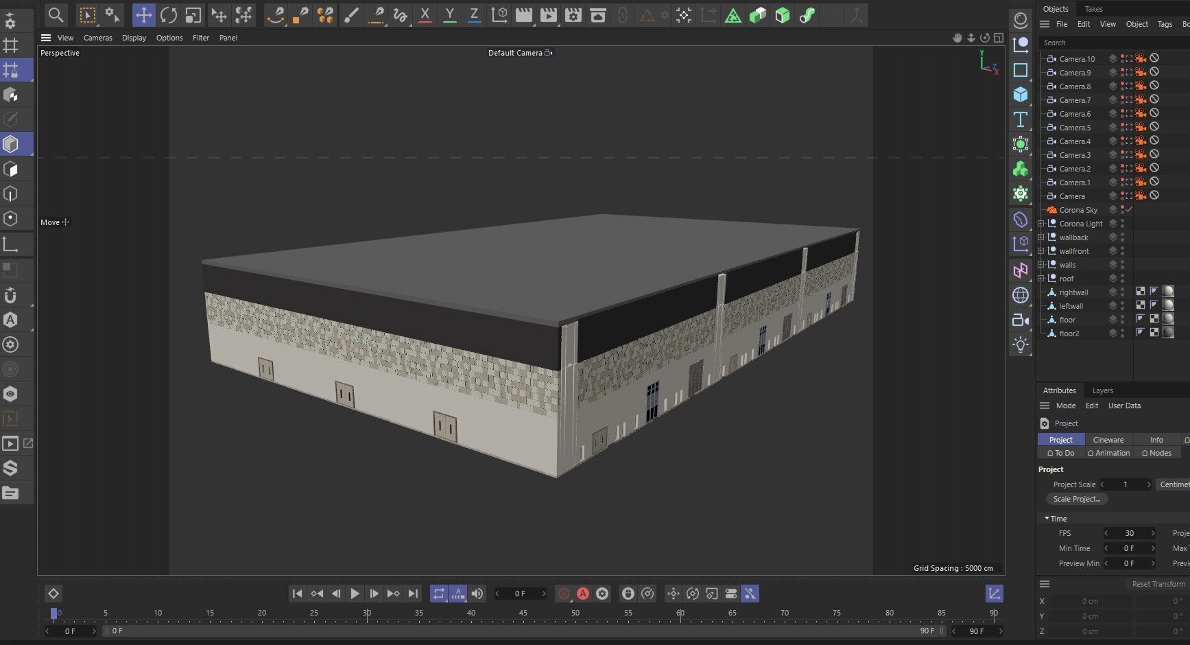 Convention And Exhibition Center 4 3D model_25