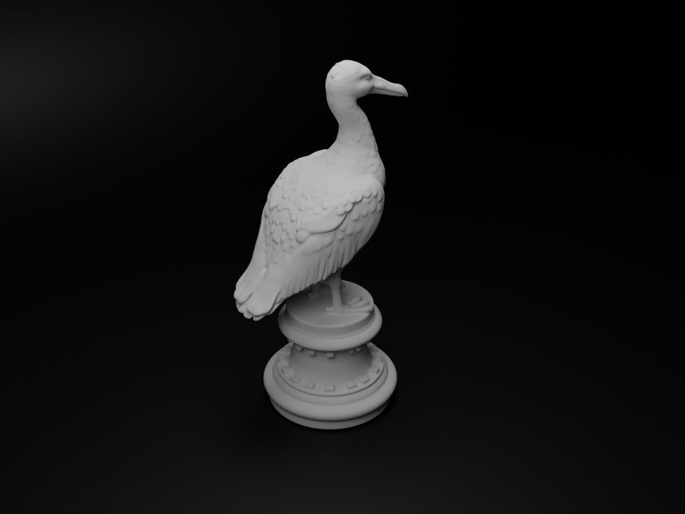 albatross Animal Chess 3D print model_2
