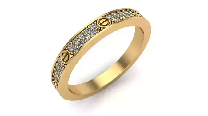 Luxury Pave-Set Eternity Band Ring