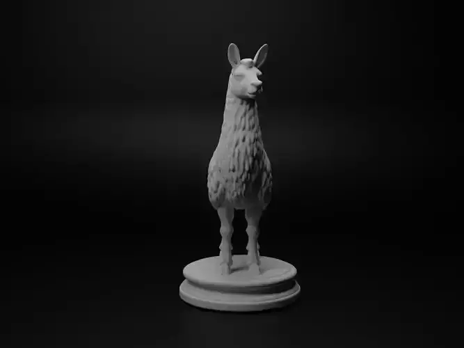 alpaca Animal Chess 3D print model