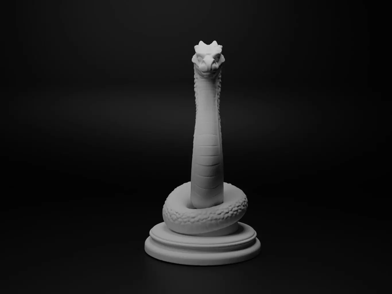anaconda Animal Chess 3D print model_0