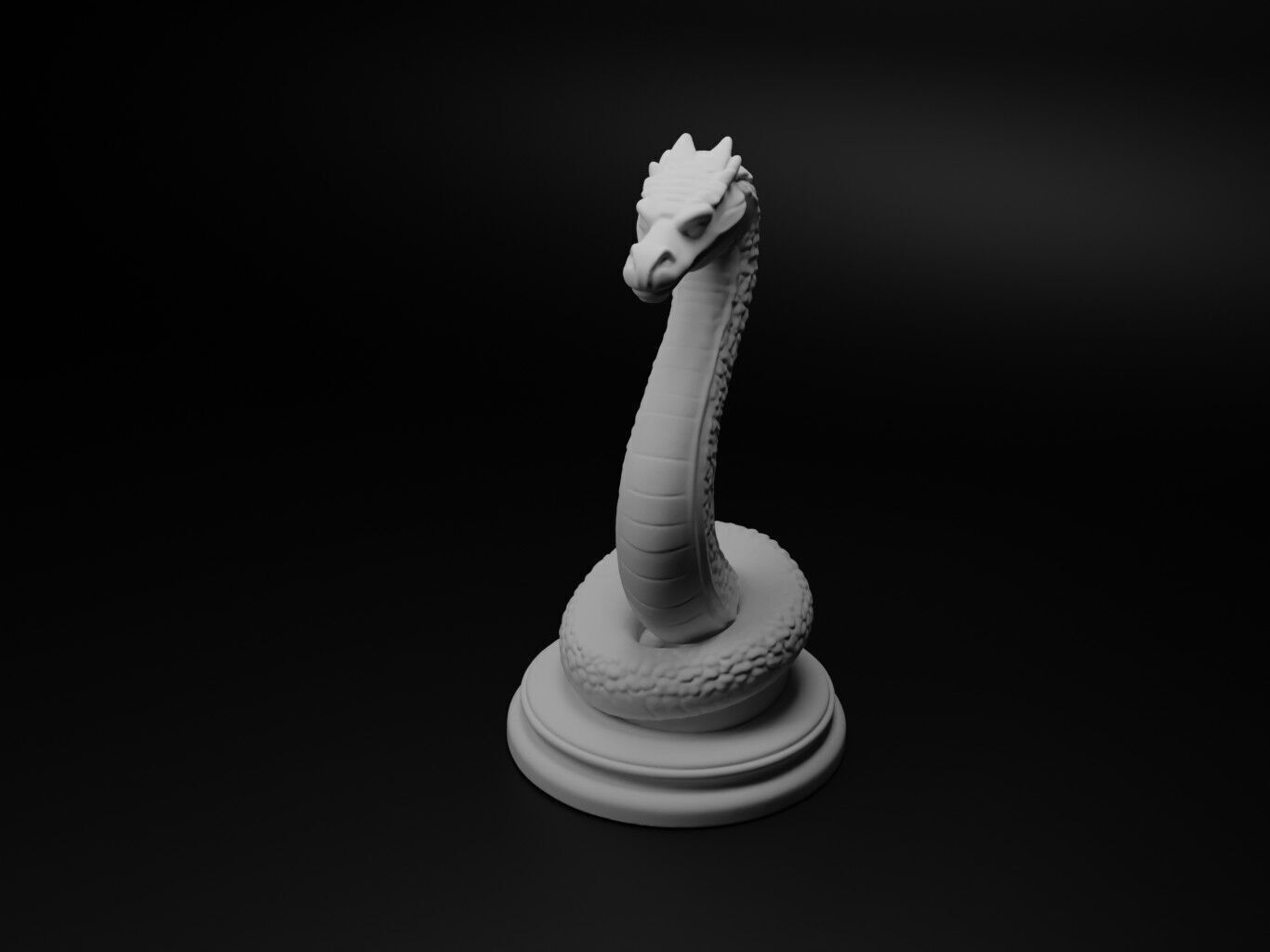 anaconda Animal Chess 3D print model_1