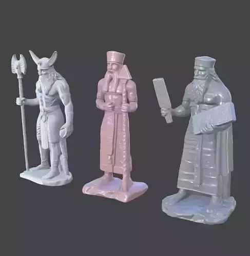 Anunnaki Sumerian Gods 3D print model
