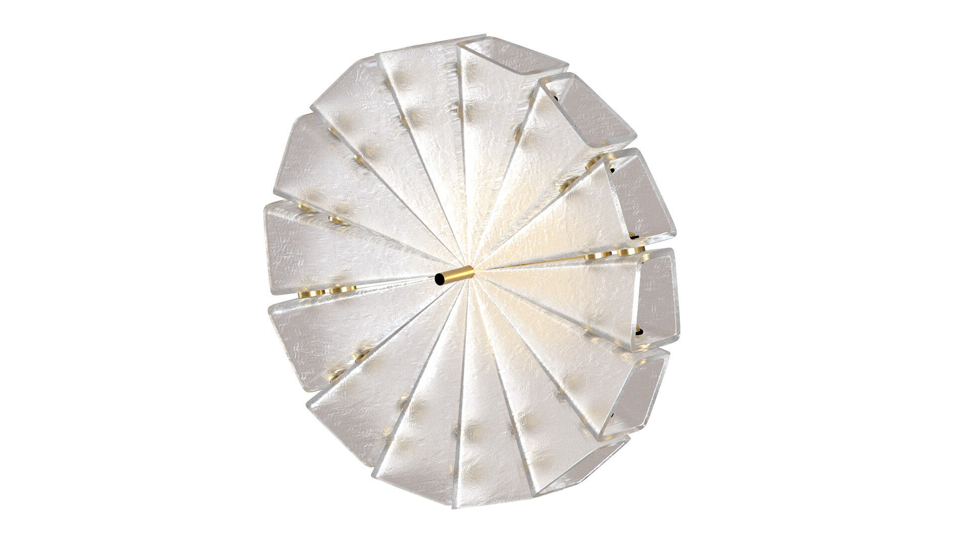 Polaris Flushmount wall sconce Bianco Light 3D model_1
