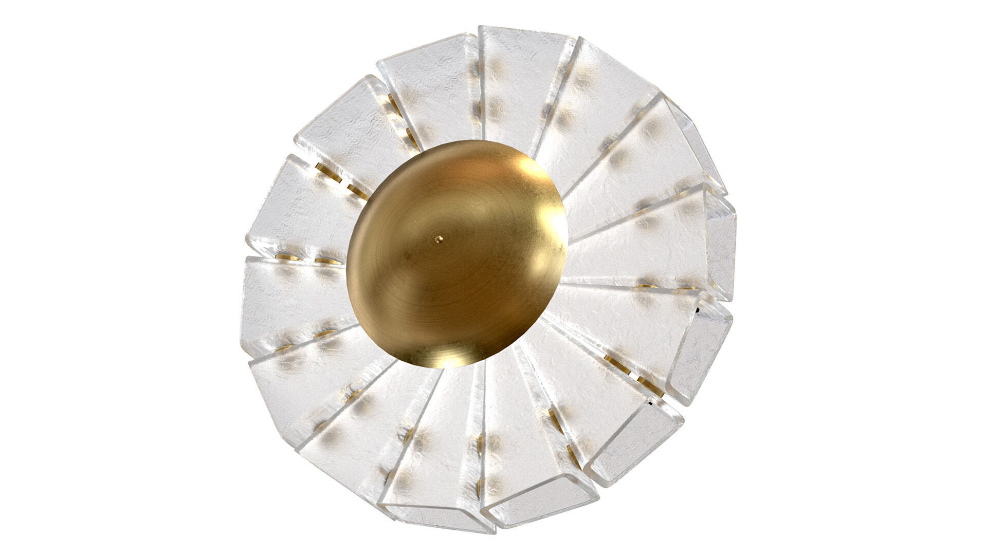 Polaris Flushmount wall sconce Bianco Light 3D model_3