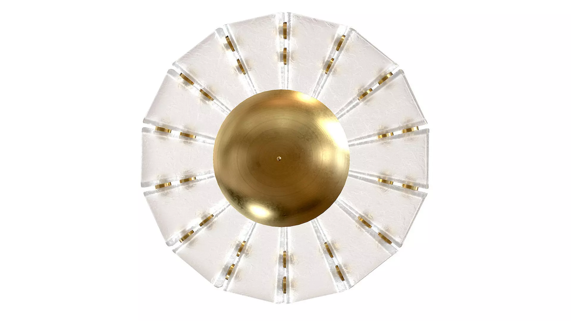 Polaris Flushmount wall sconce Bianco Light 3D model_0
