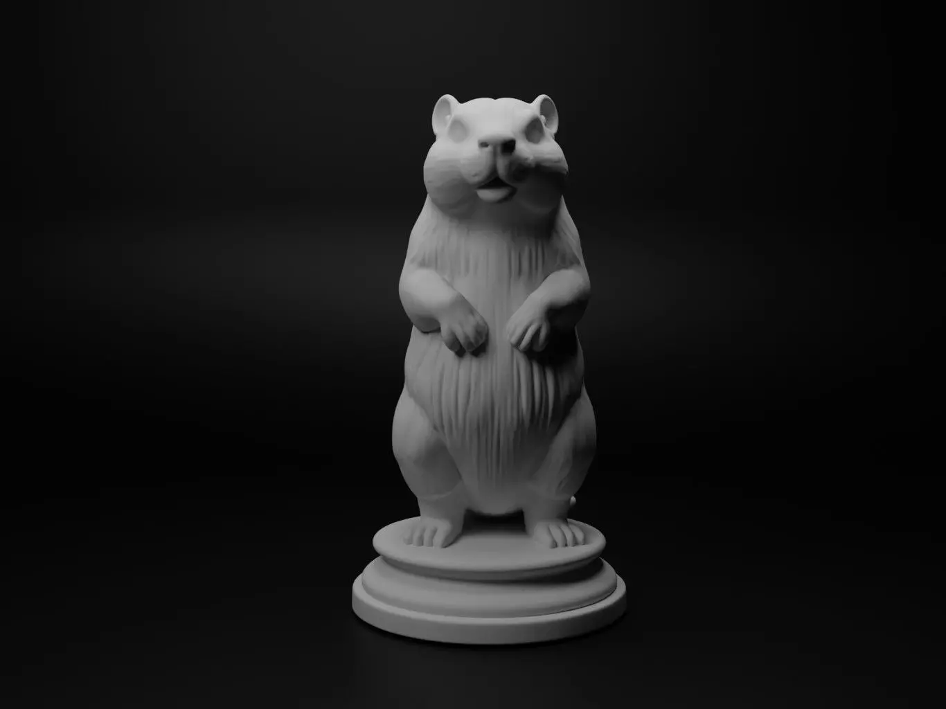 beaver Animal Chess 3D print model_0