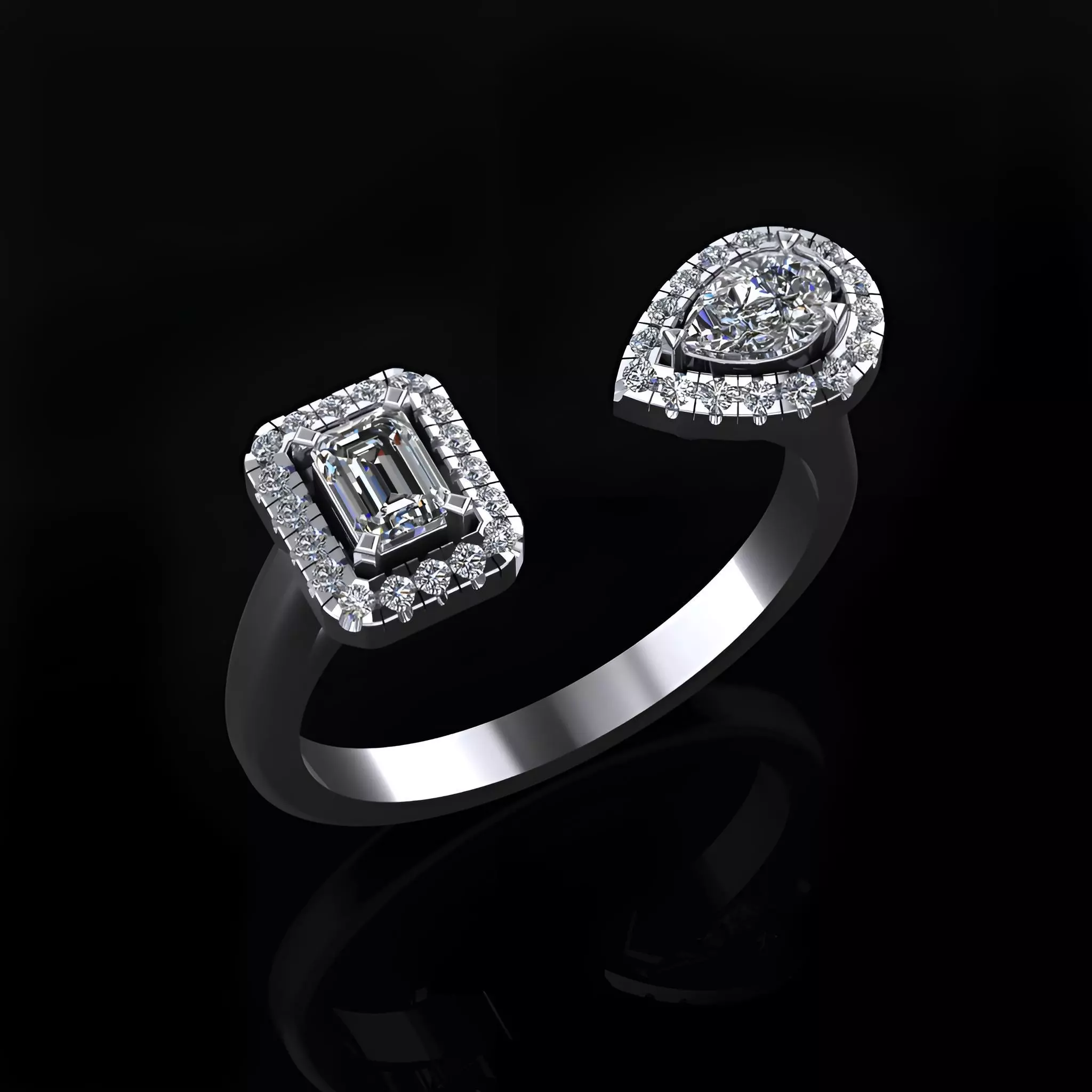 Messika Ring 3D print model_0