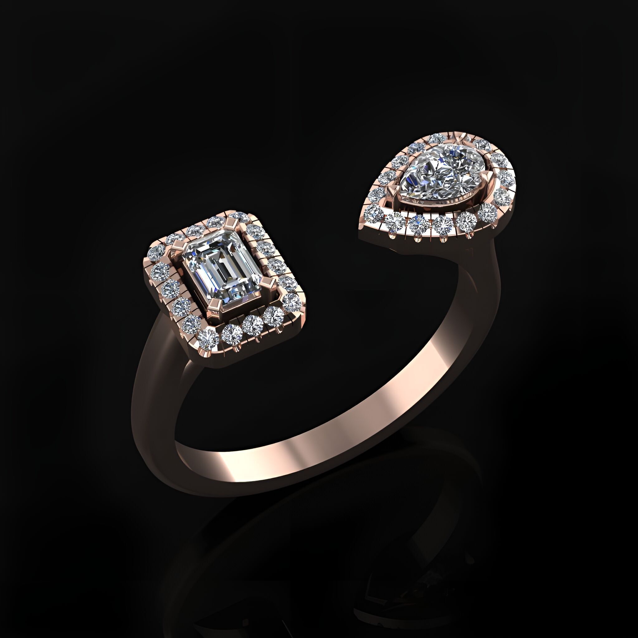 Messika Ring 3D print model_2