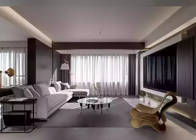 Apartment interior scenes  