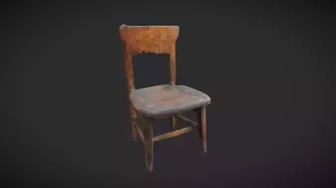 Decayed Wooden chair 5