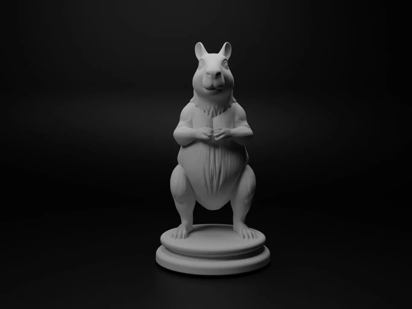 capybara Animal Chess 3D print model_0