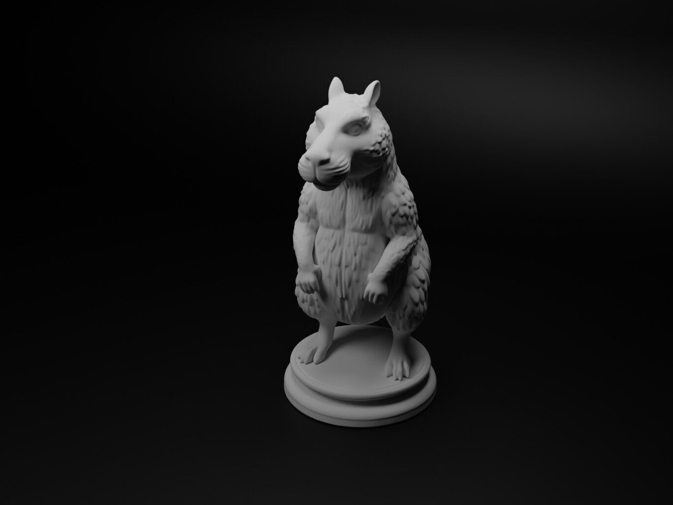 capybara Animal Chess 3D print model_1