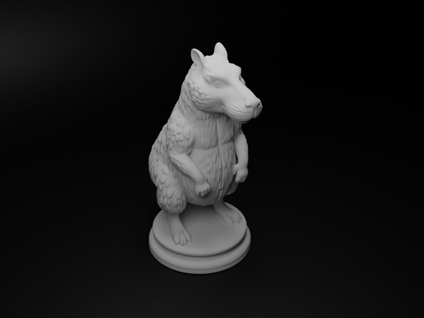 capybara Animal Chess 3D print model_2