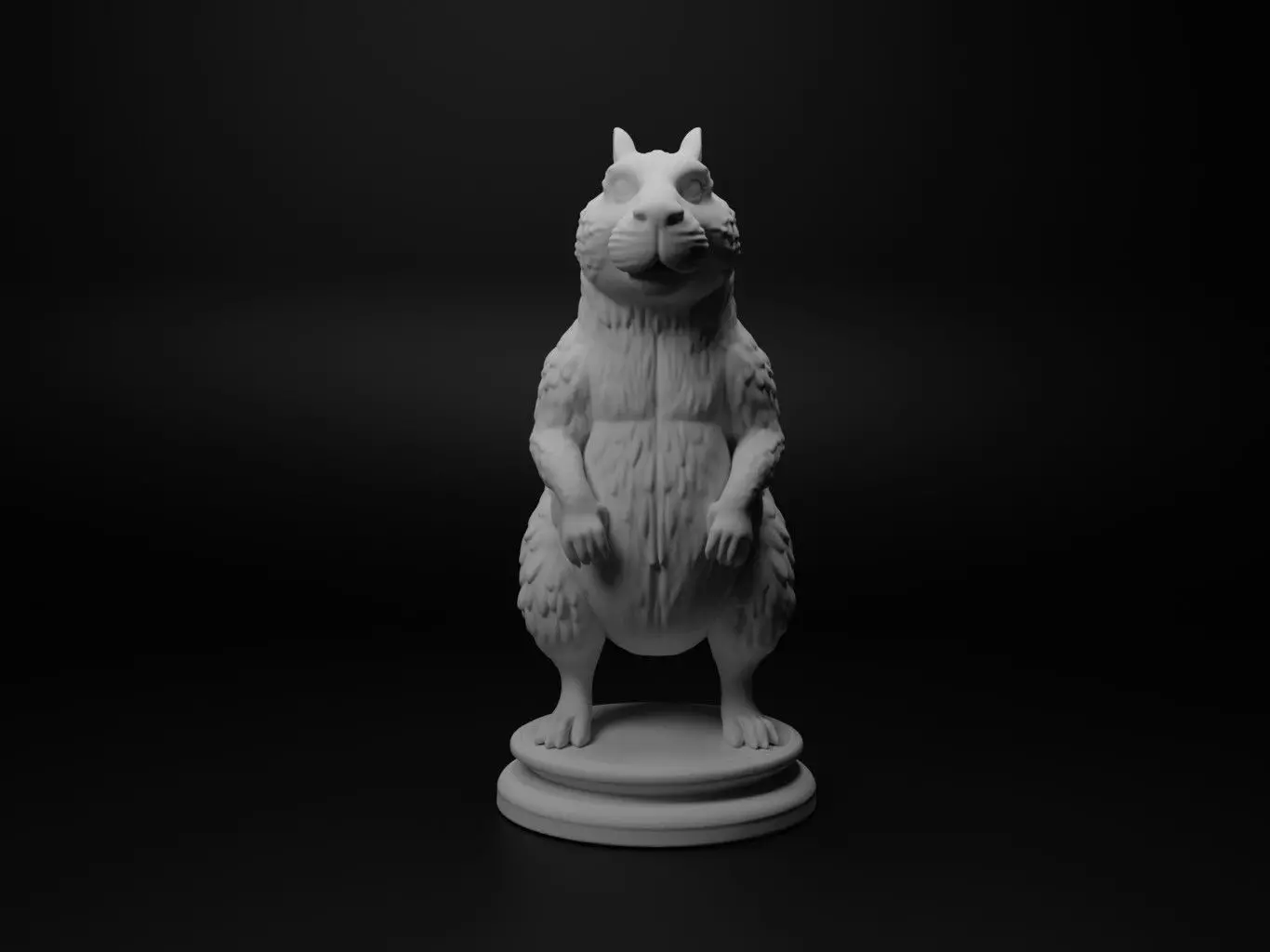 capybara Animal Chess 3D print model_0