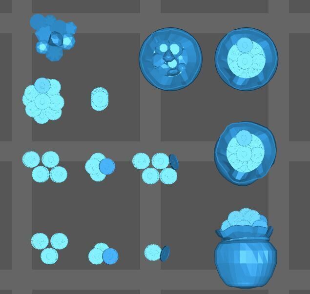 3D Printable Coin and Gem Pouch Collection 3D print model_5