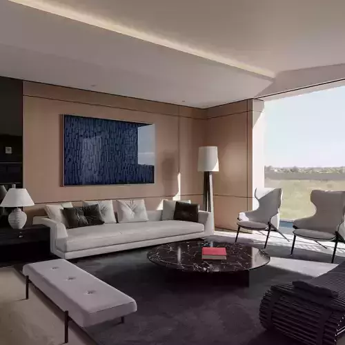 Apartment interior scenes   3D model