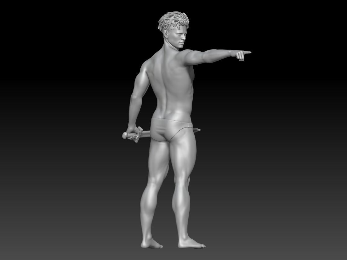 Male Pose References Drawing and Painting Inspiration 1 3D print model_3
