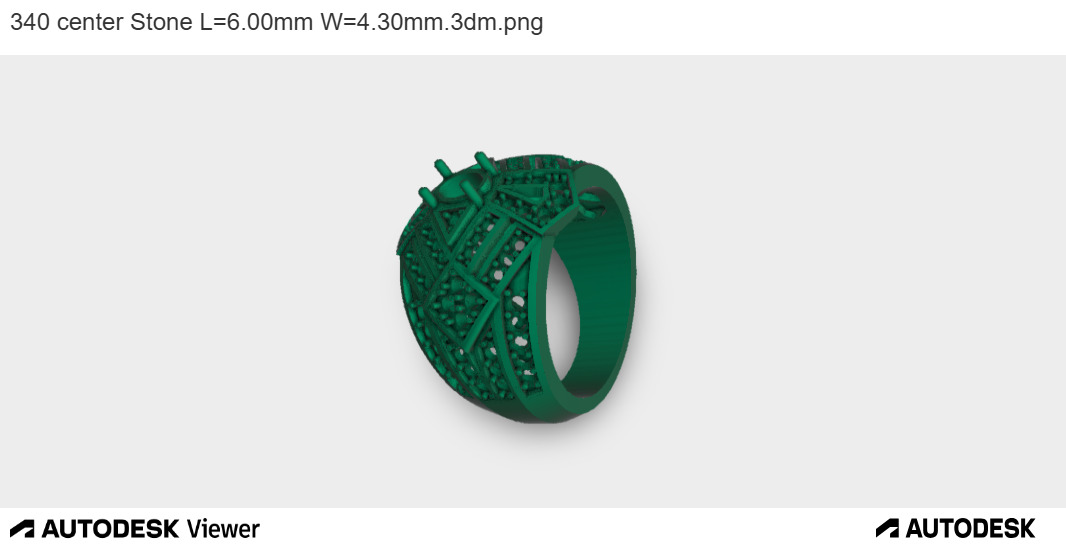 Futurist Matrix Ring 3D print model_9