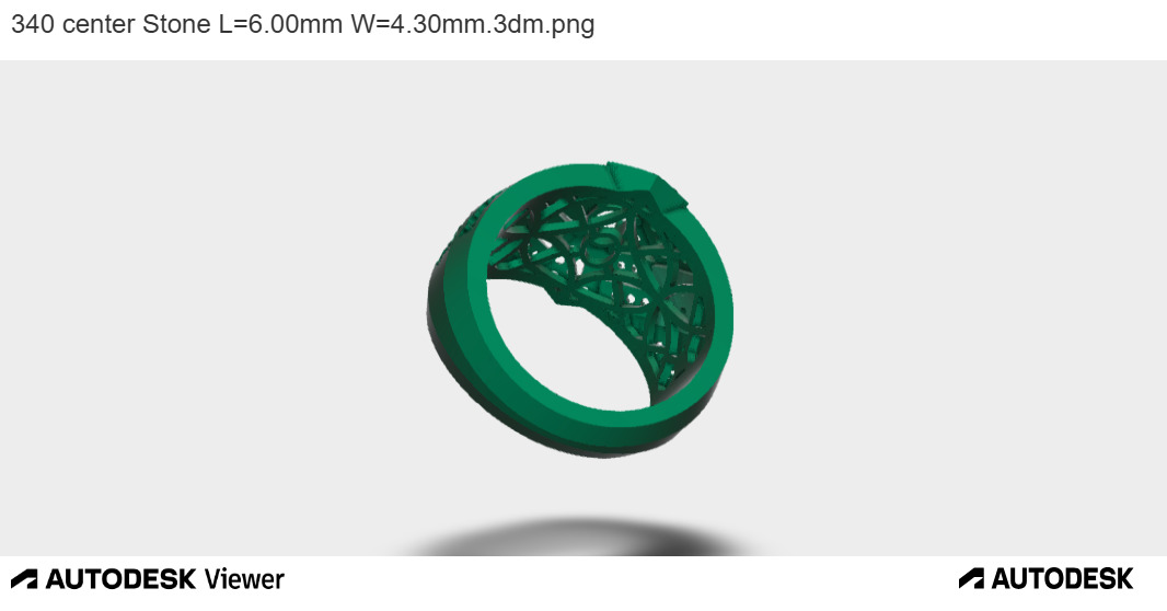 Futurist Matrix Ring 3D print model_1