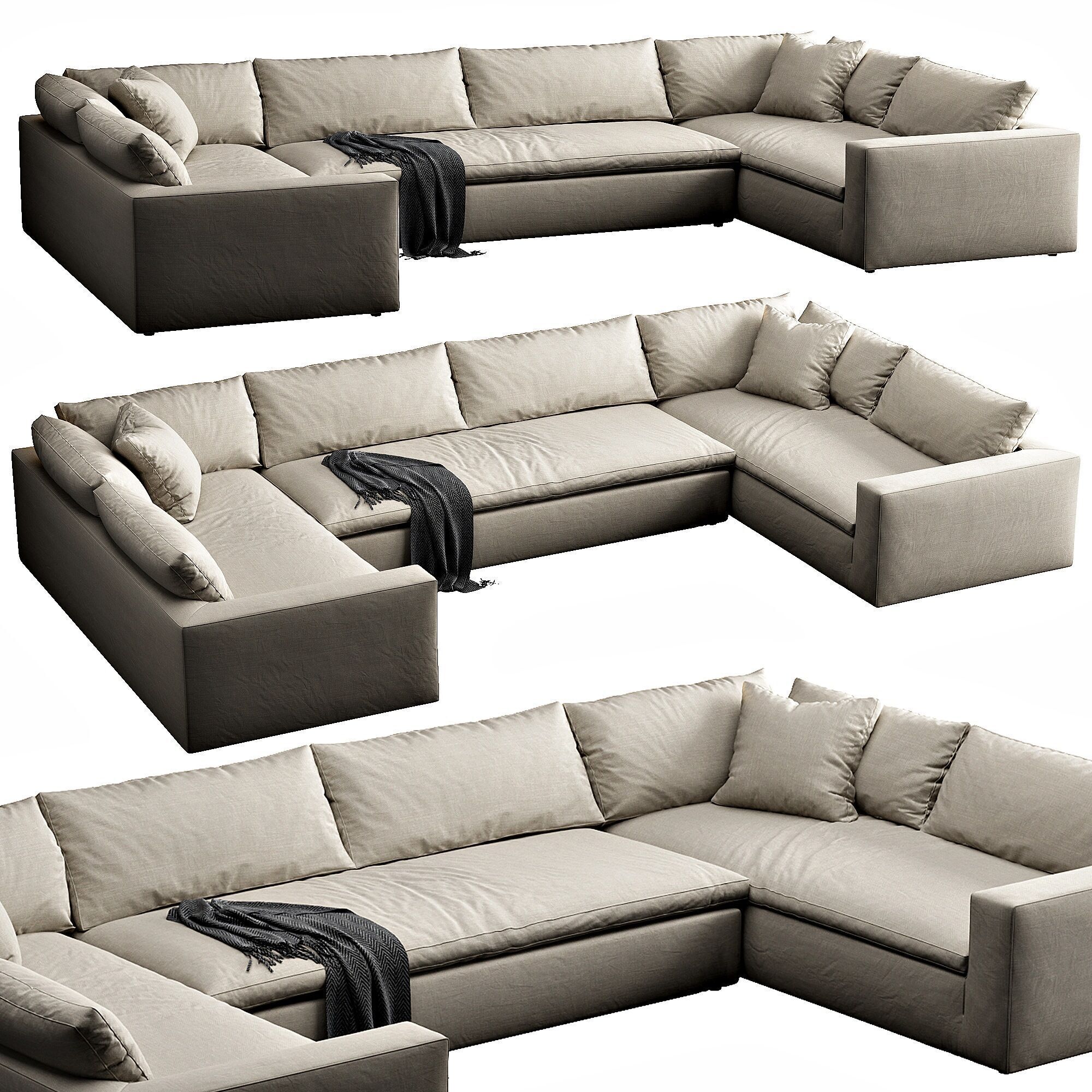 Restoration Hardware Cloud 3D model_3