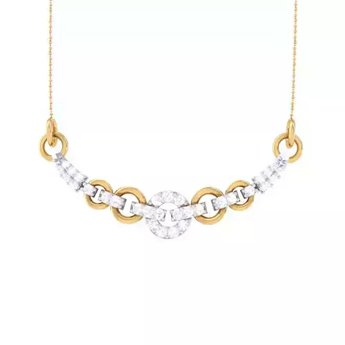 3D Printable Cad jewelry design of Lady diamond Pendant