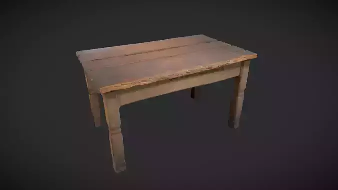 Decayed Wooden Table