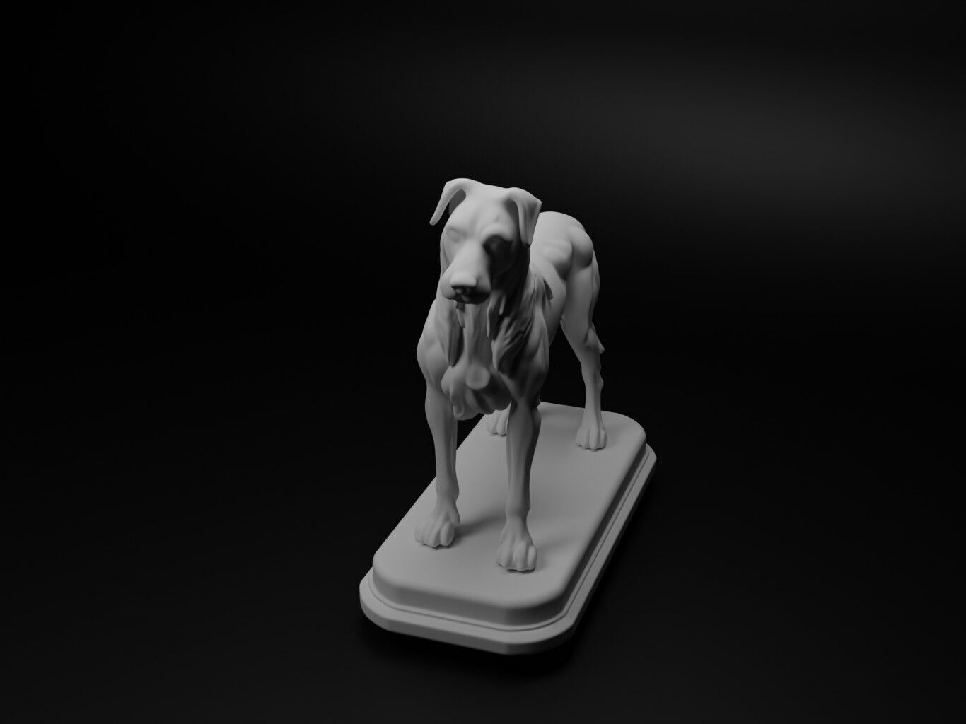 dog Animal Chess 3D print model_1