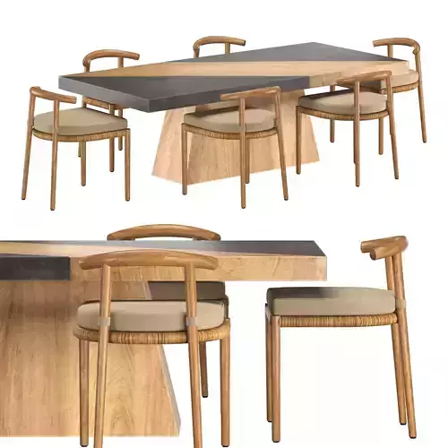 Almeria Table Taverna Chair set