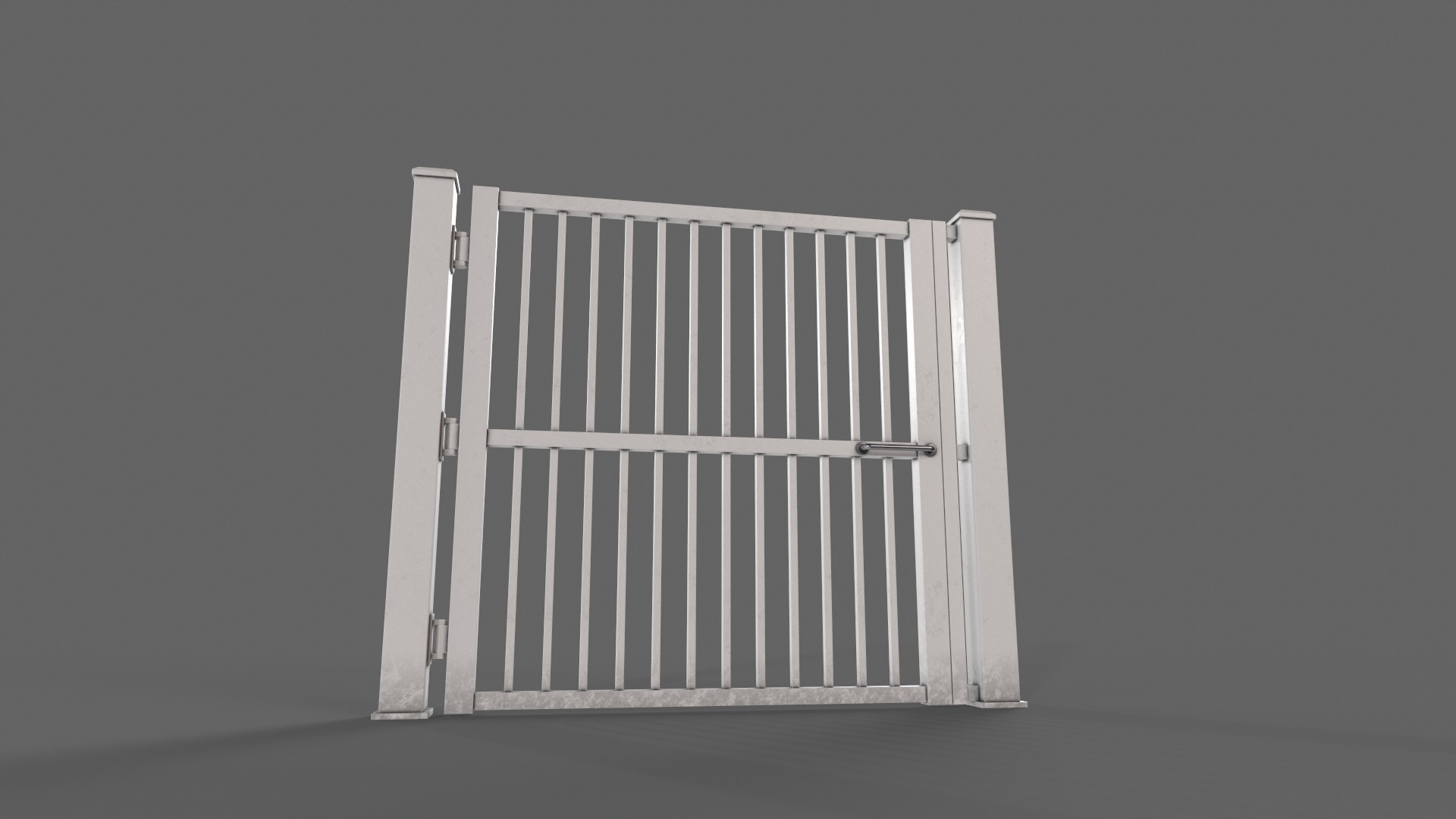 PBR Metal Gate A 3D Model Collection_48