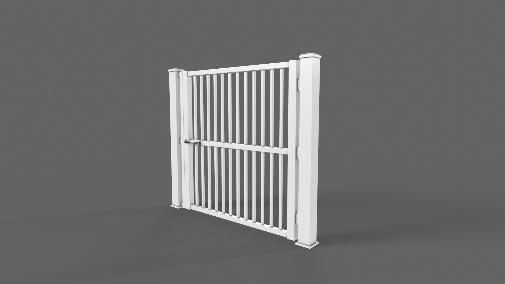 PBR Metal Gate A 3D Model Collection_45