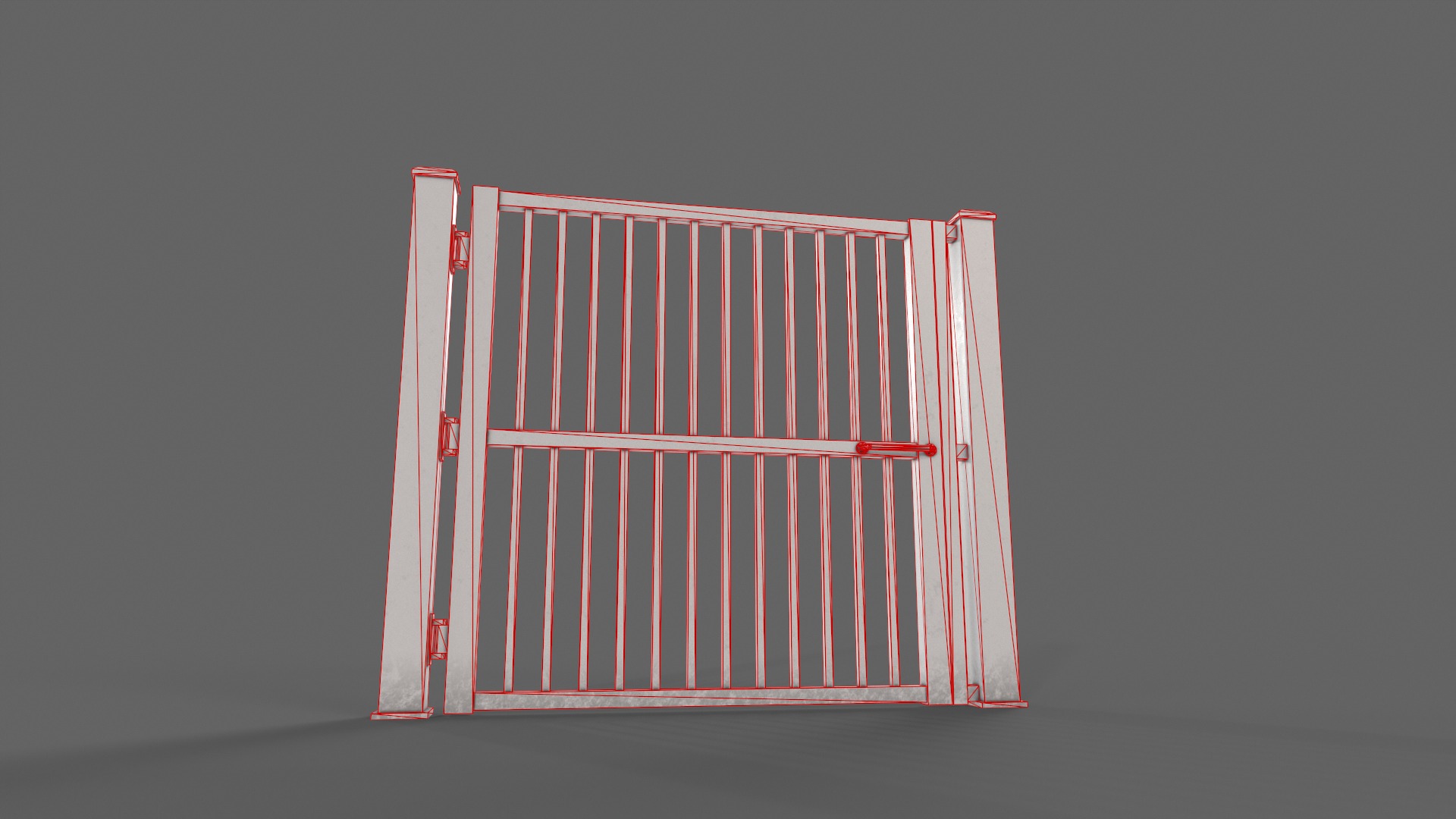 PBR Metal Gate A 3D Model Collection_51