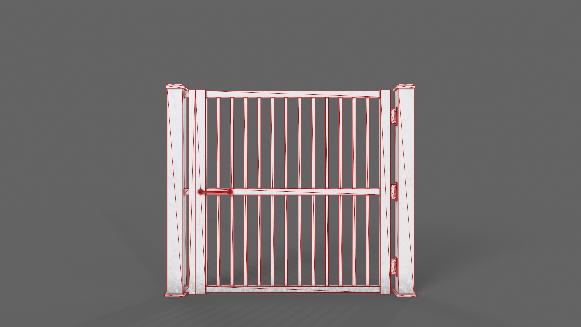 PBR Metal Gate A 3D Model Collection_49