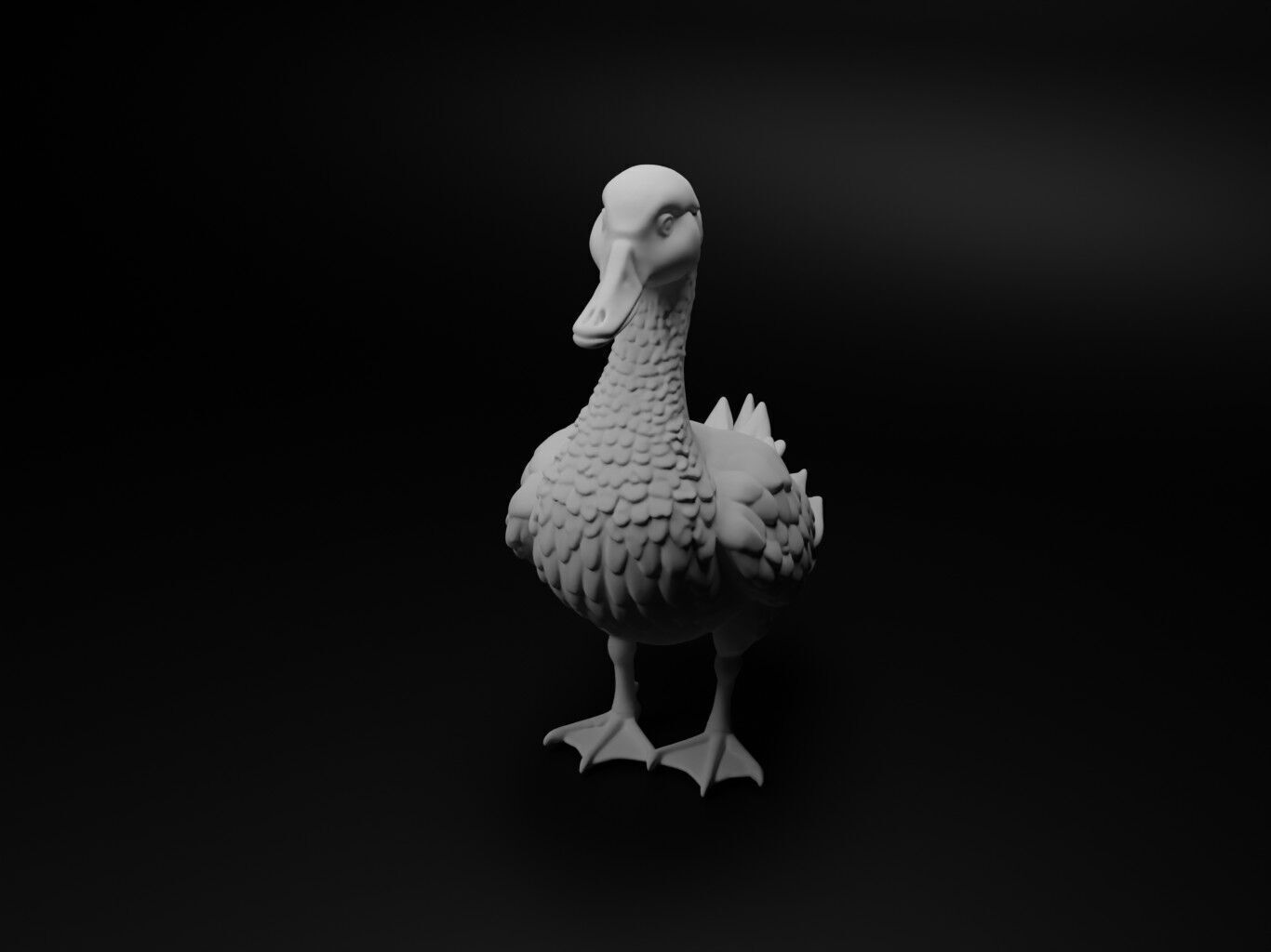 duck Animal Chess 3D print model_1