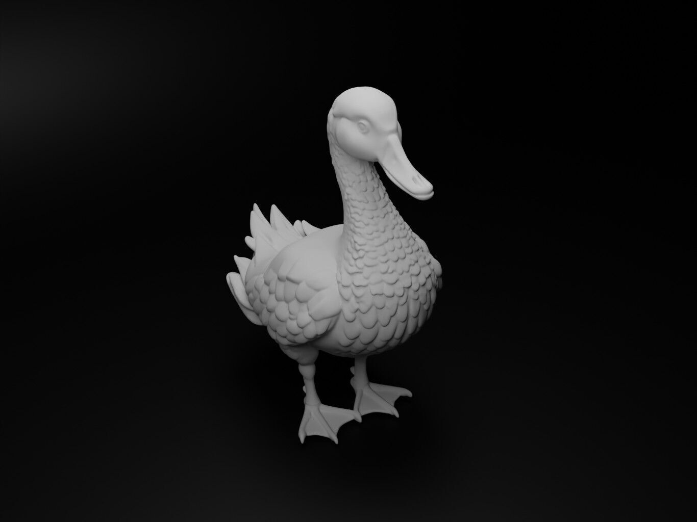 duck Animal Chess 3D print model_2