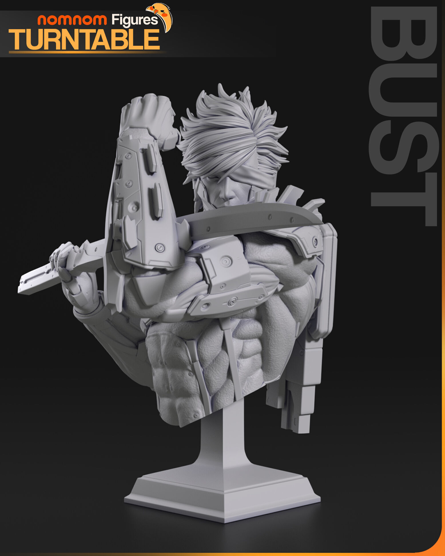 Raiden - Metal Gear 3D print model_2