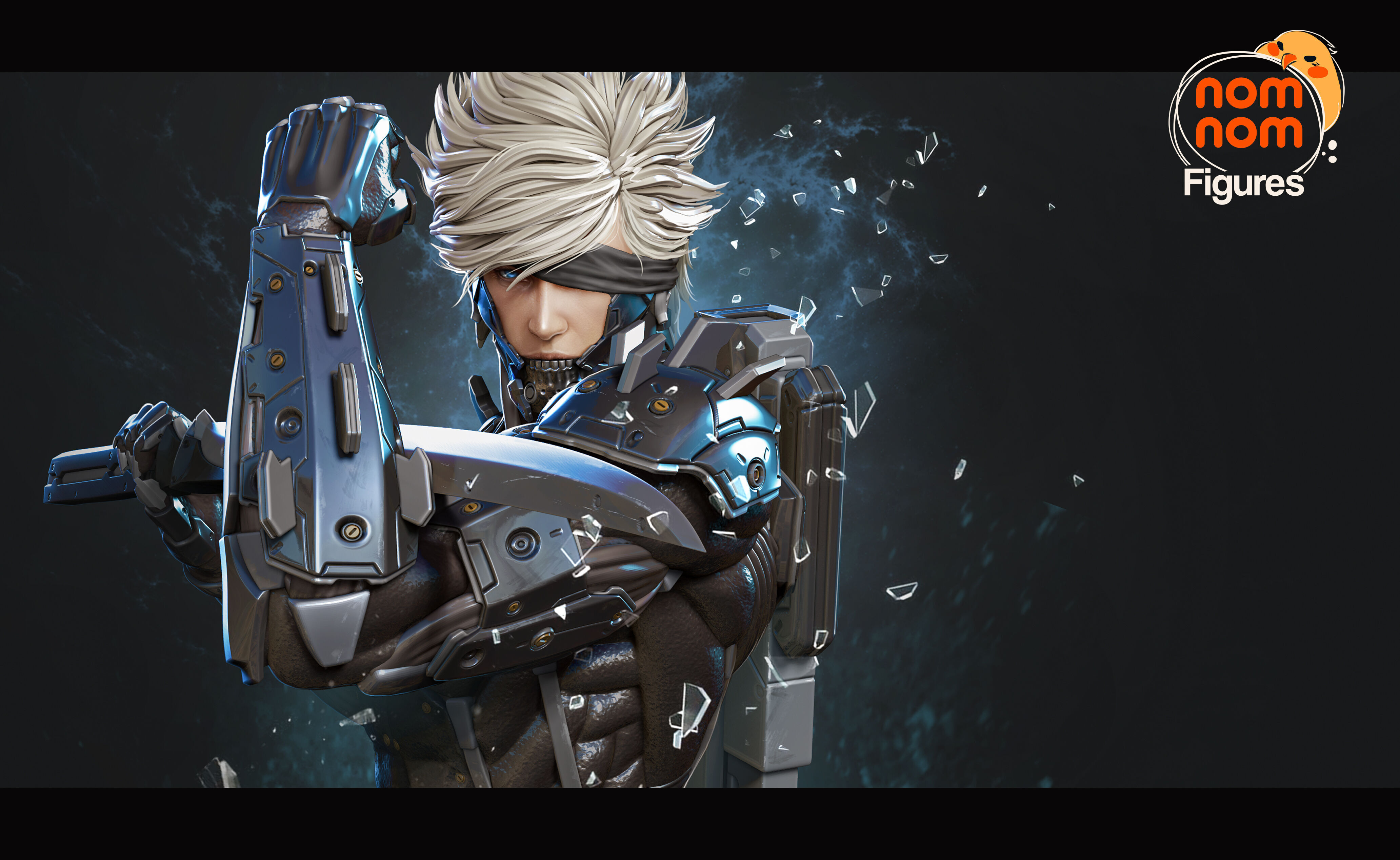Raiden - Metal Gear 3D print model_1