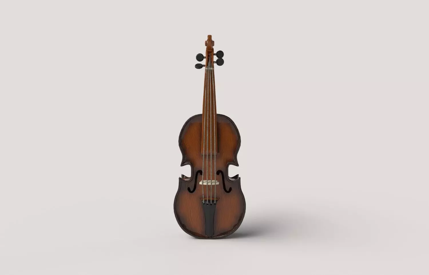 Violin Free low-poly 3D model