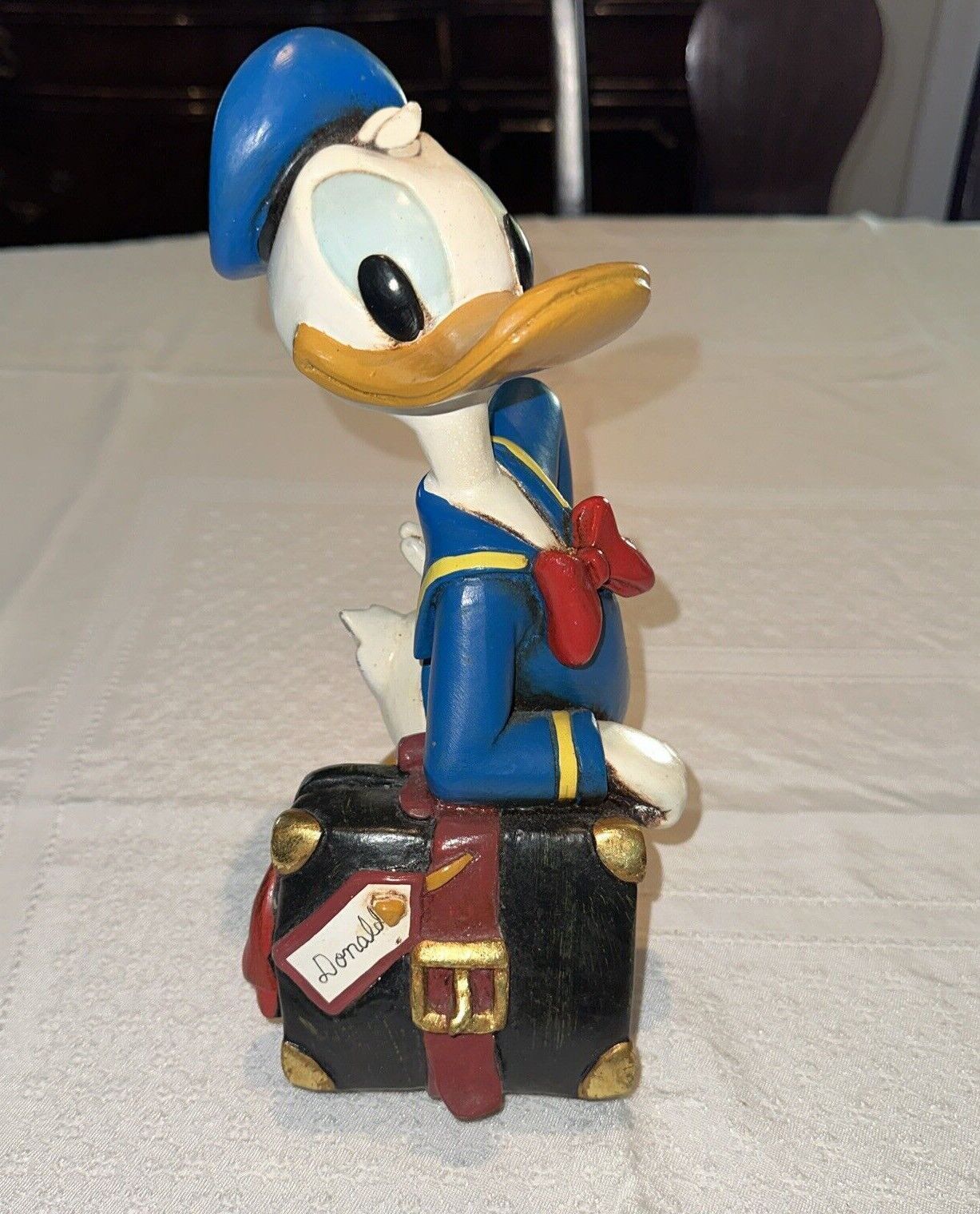 DONALD DUCK WITH SUITCASE 1970 VINTAGE STATUE MODEL CHARACTER 3D print model_9
