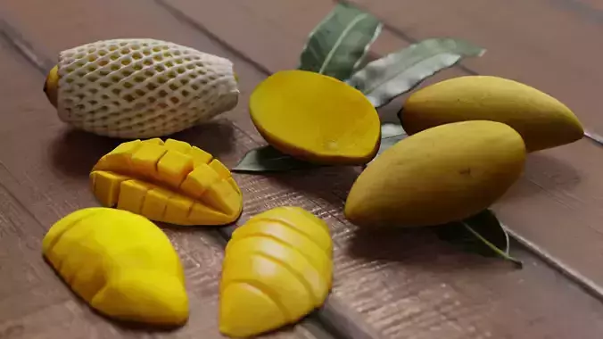 Honey mango Thai Mango 3D model